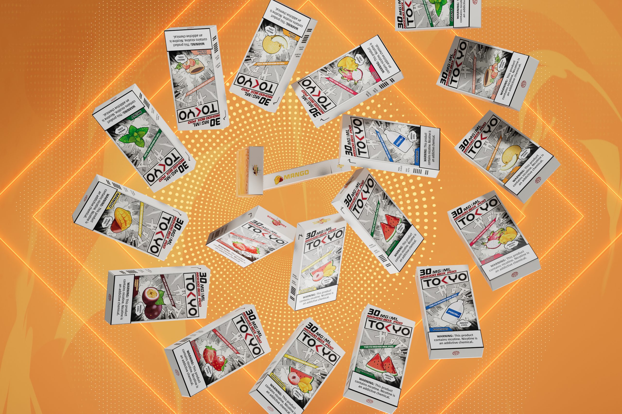 TOKYO MOHOO BOX 東京魔盒煙彈｜大容量換彈式主機・買三盒加150送主機・台灣電子菸批發